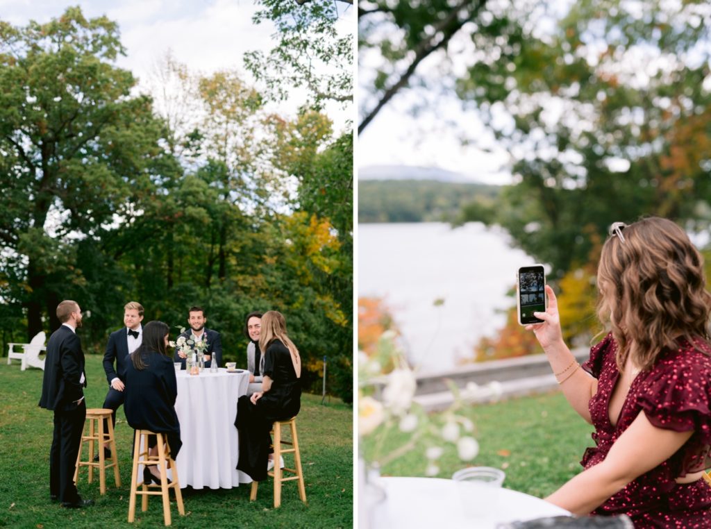 Intimate COVID-19 wedding in the Hudson Valley at A Private Estate