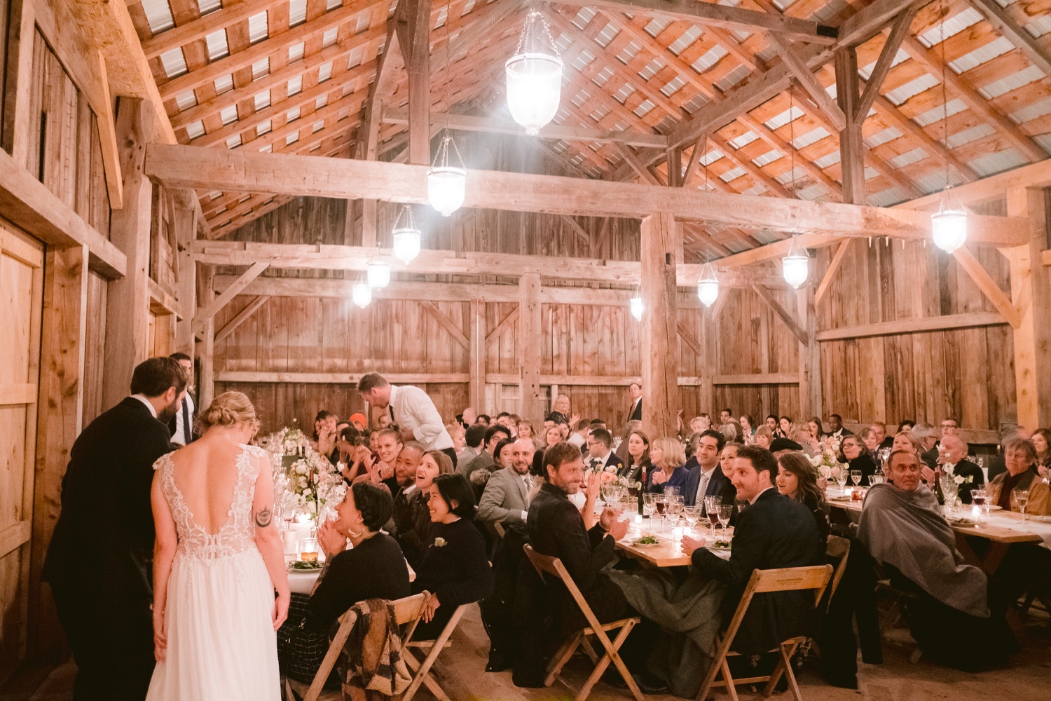 Wedding reception at Hayfield Catskills