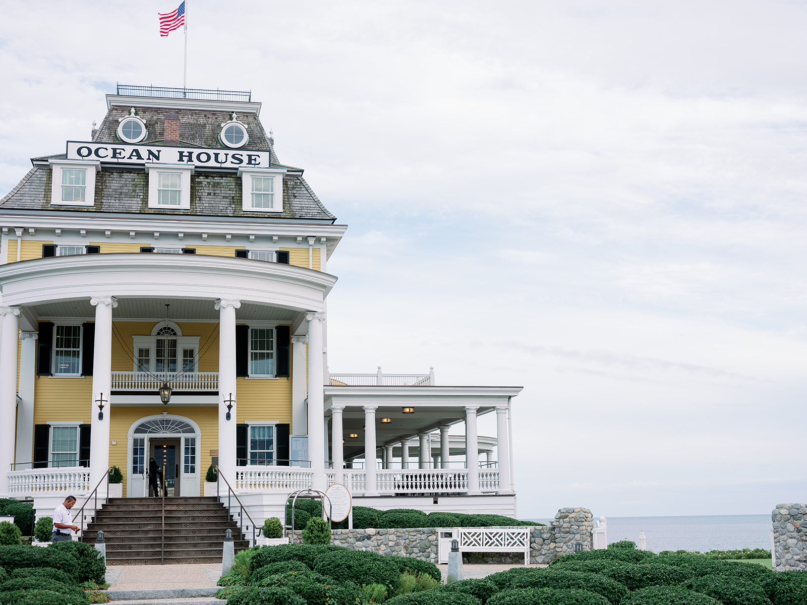 Iconic seaside New England resort and destination wedding venue, Ocean House in Rhode Island.