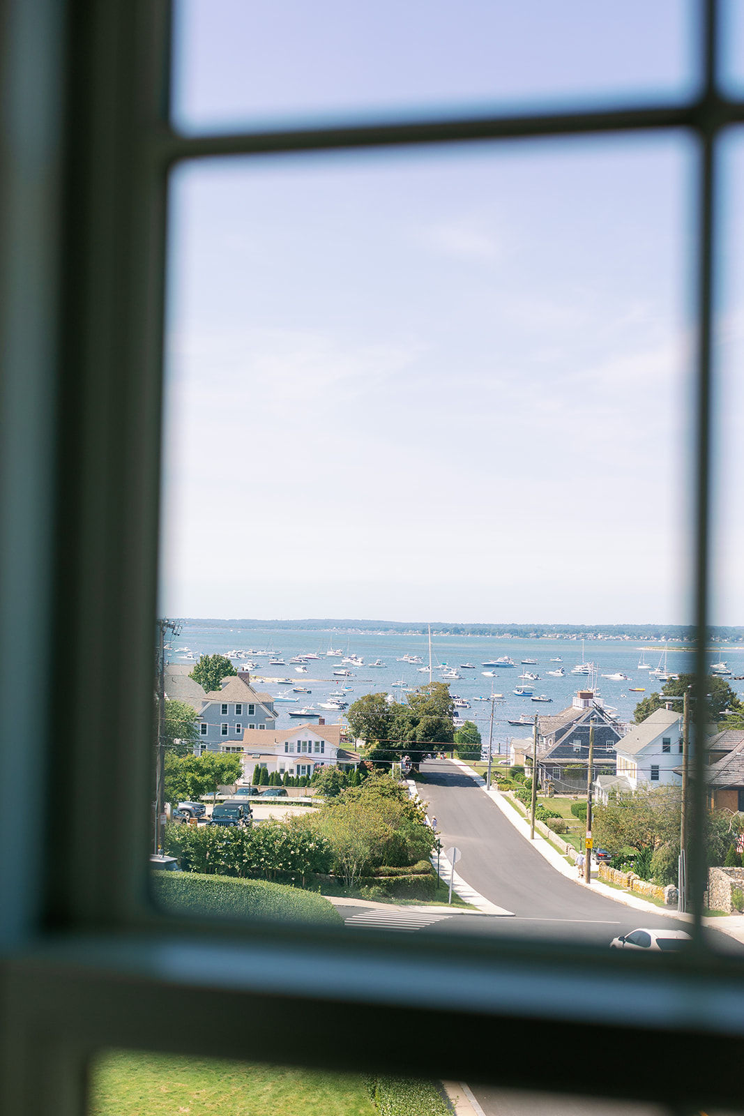 View from the Carousel Suite window at Ocean House. 