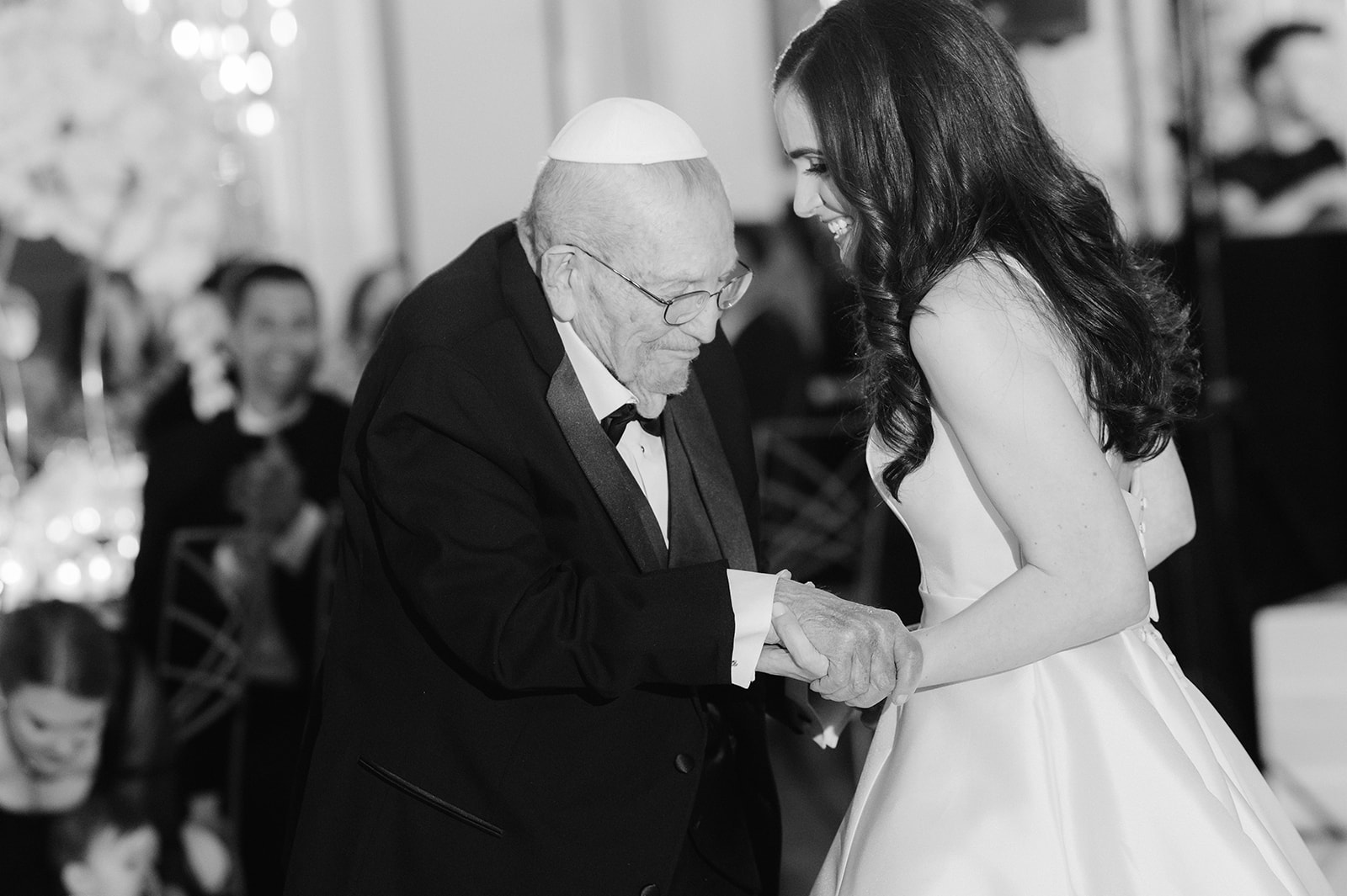 Bride dancing with her grandpa. 