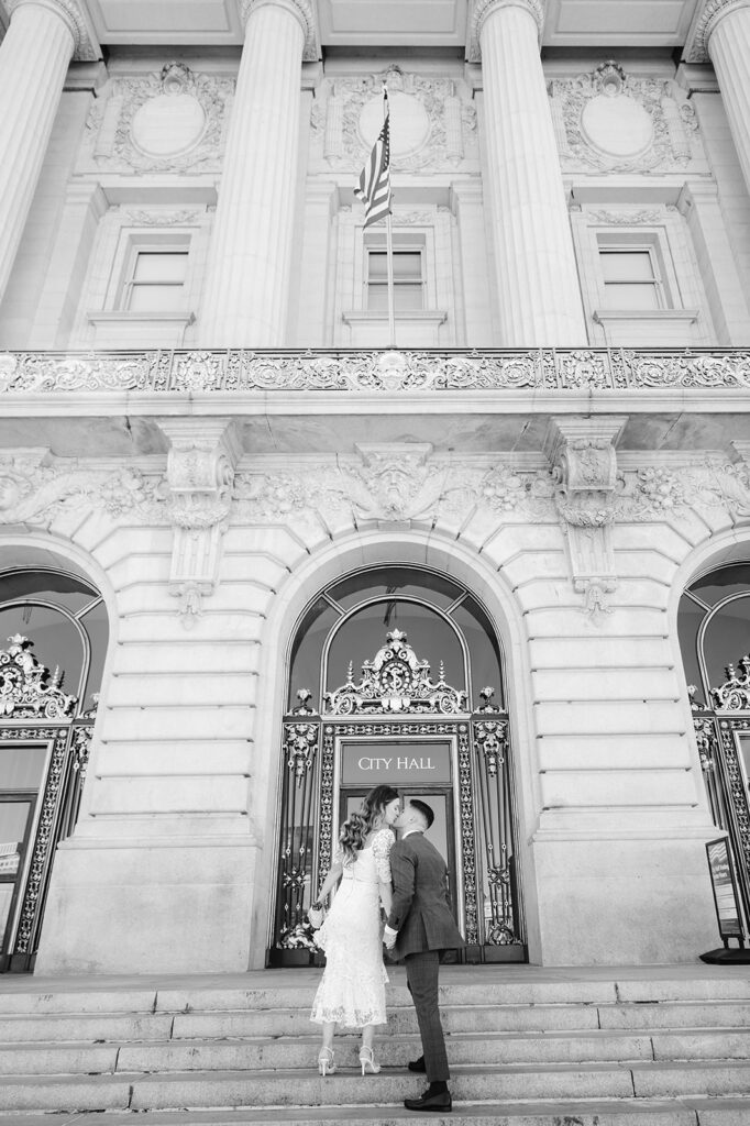San Francisco City Hall elopement. 