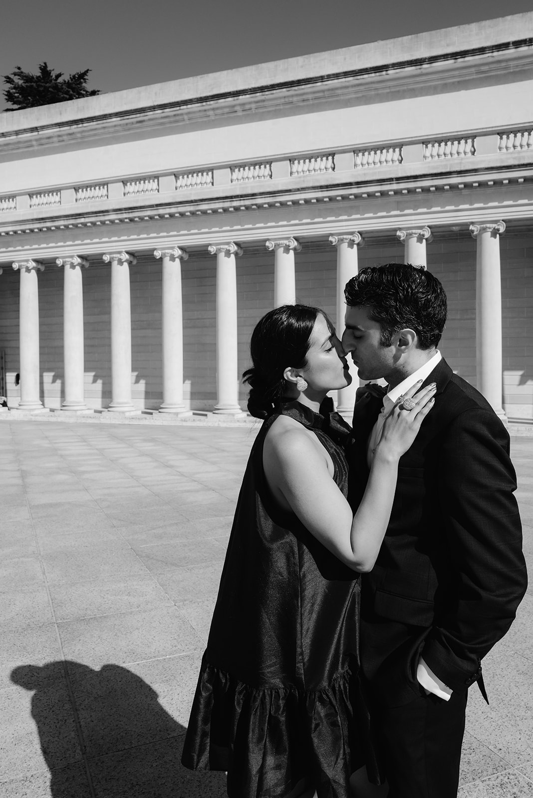 Legion of Honor San Francisco engagement photoshoot. 