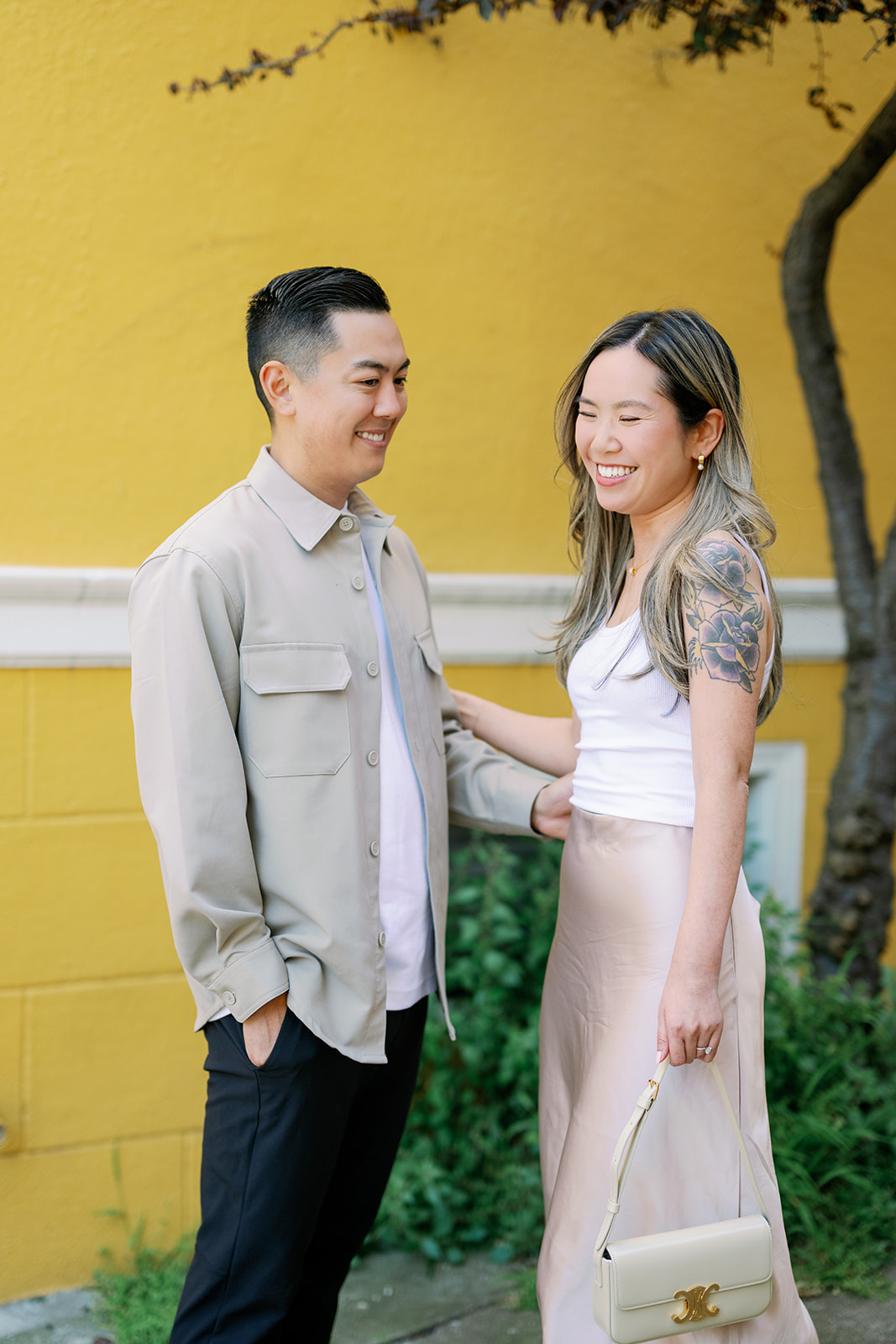 Pacific Heights SF engagement photoshoot. 