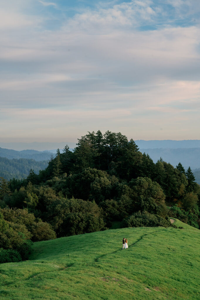 Nature engagement photo location at Russian Ridge Open Space Preserve in Palo Alto, California. 